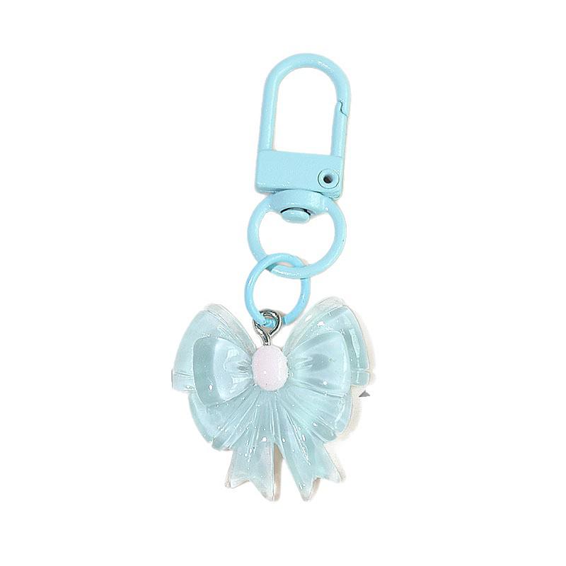 Colorful Bow Keychain Women's Fashion: Cute DIY Pendant and Bag Charm