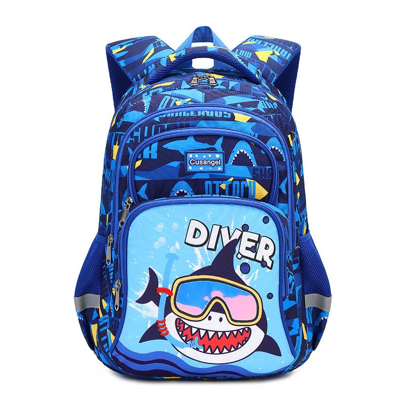 School Bags Child School Backpacks For Teenager Girls Boys Cartoon Dinosaur Anime Backpack Lunch Box With Pencil Case