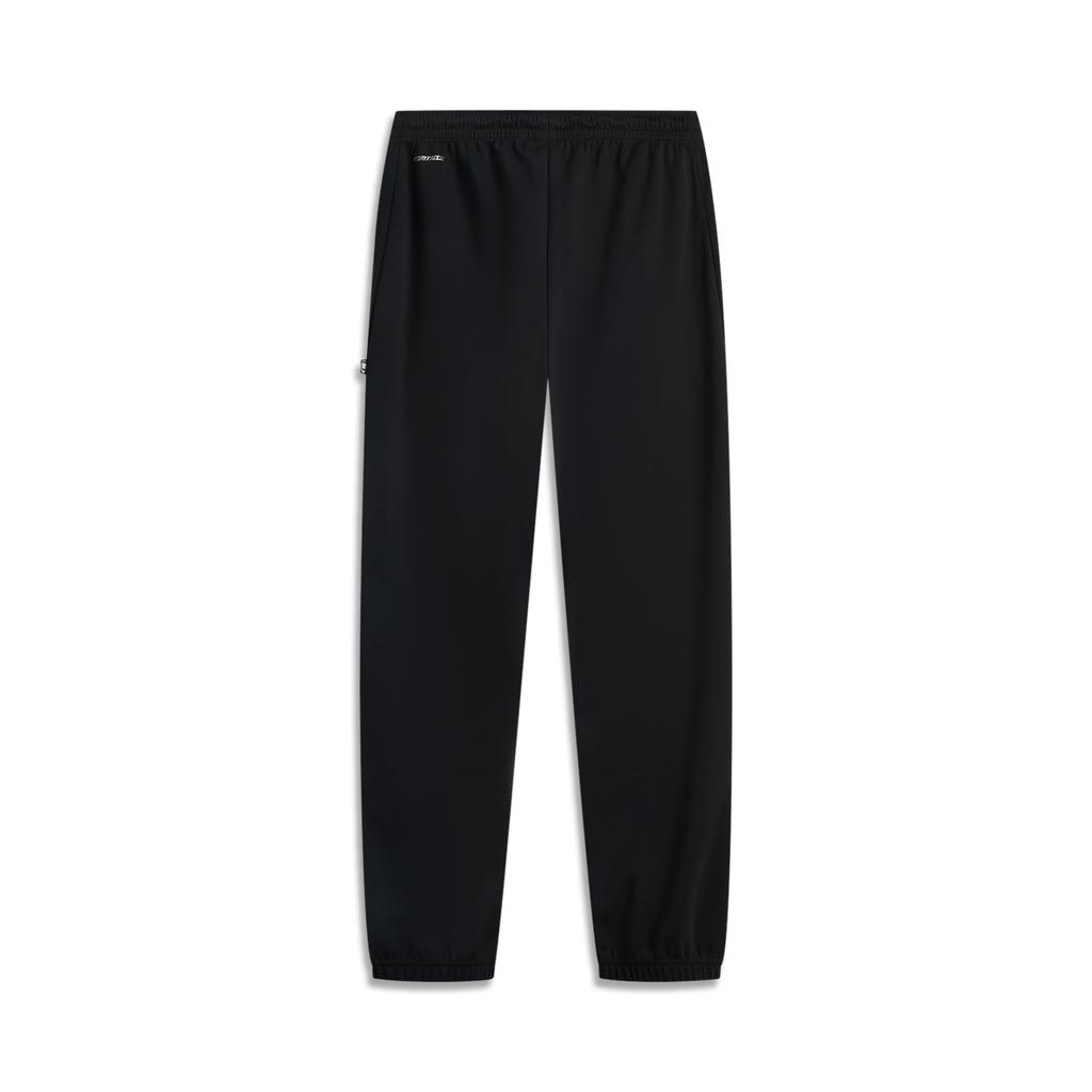 Li-Ning Σειρά Μπάσκετ Γράμμα Μεσοκάβαλο με Κορδόνι Αναπνεύσιμο Ευέλικτο Πλεκτό Αθλητικό Παντελόνι Ανδρικό Παντελόνι Μαύρο AKLV085-3