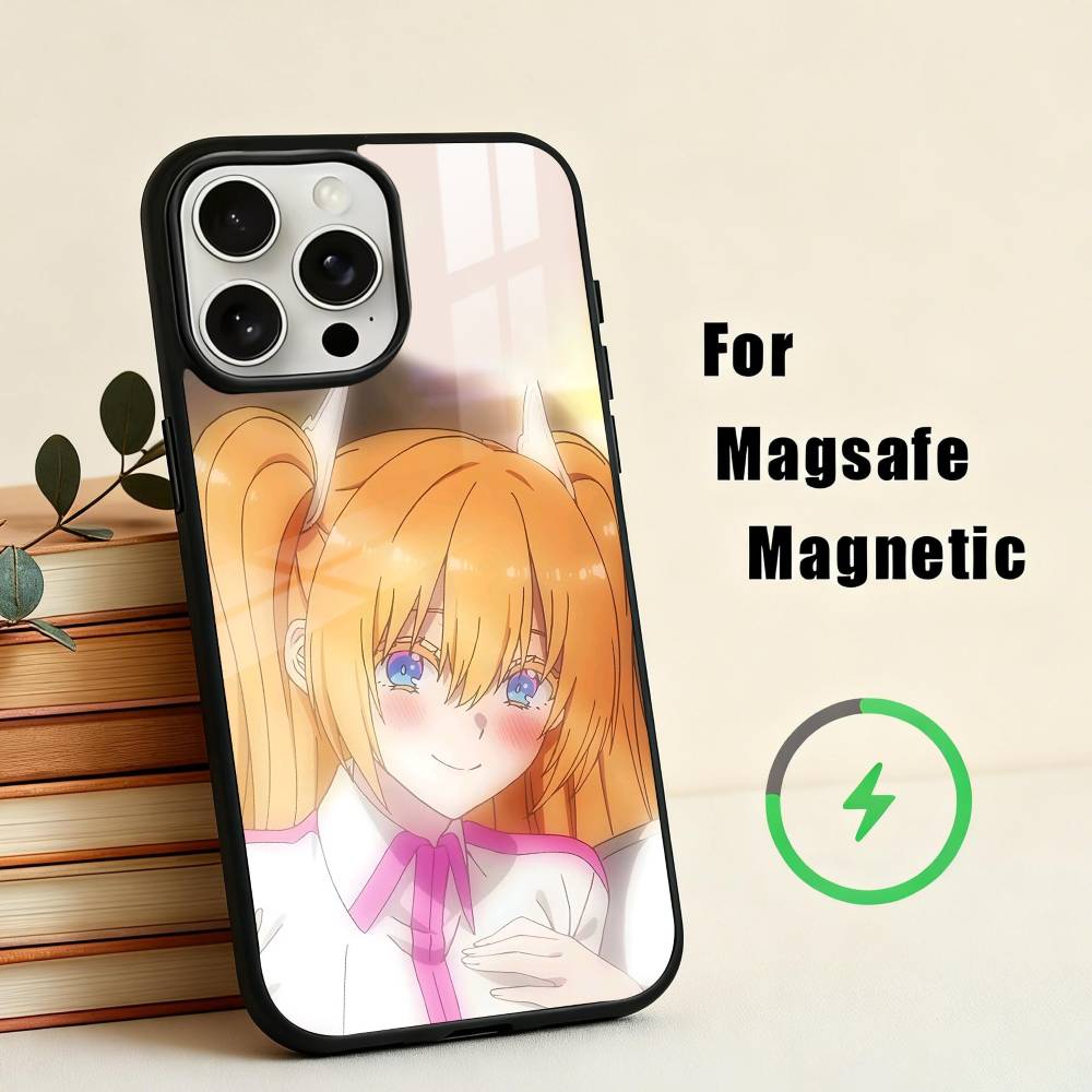 

2.5Dimensional seduction AmanoRirisaPhoneCase For iPhone17,16,15,14,13,12,11 Plus,Pro Max Magnetic For Magsafe Wireless Charging iPhone14PROMAX