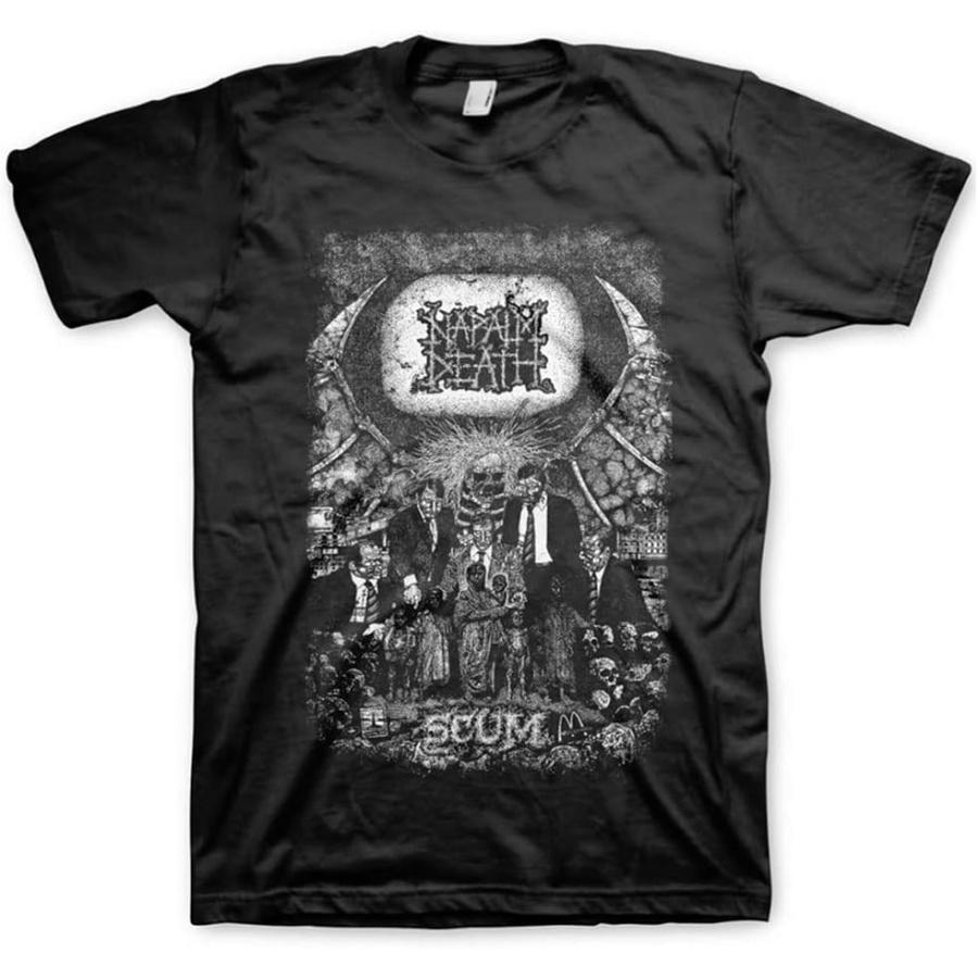 Мужская футболка Napalm Death Scum Village _ Официальная лицензированная продукция S