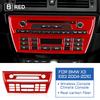Carbon Fiber Style Interior Sticker for BMW X3 E83 2004-2010 AC CD Panel Cover Trim