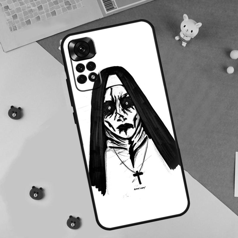 The Nun Valak Horror Case For Xiaomi Redmi Note 14 13 12 9 10 11 Pro 10S 11S 12S Cover For Redmi 13C 10C 12C 14C