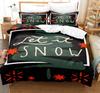 Comforter 3D Digital Printed Queen King Size Creative Christmas Bedding Set Fashion Design 3 Piece Set With 2 S