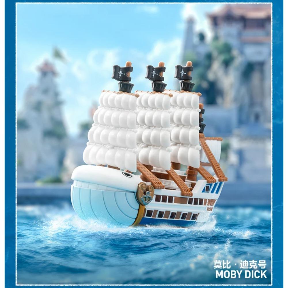 POP MART One Piece Thousand Sunny Ship Great Route Series Collectible Fashion Anime Vehicle Model For Anime Fans And Collectors