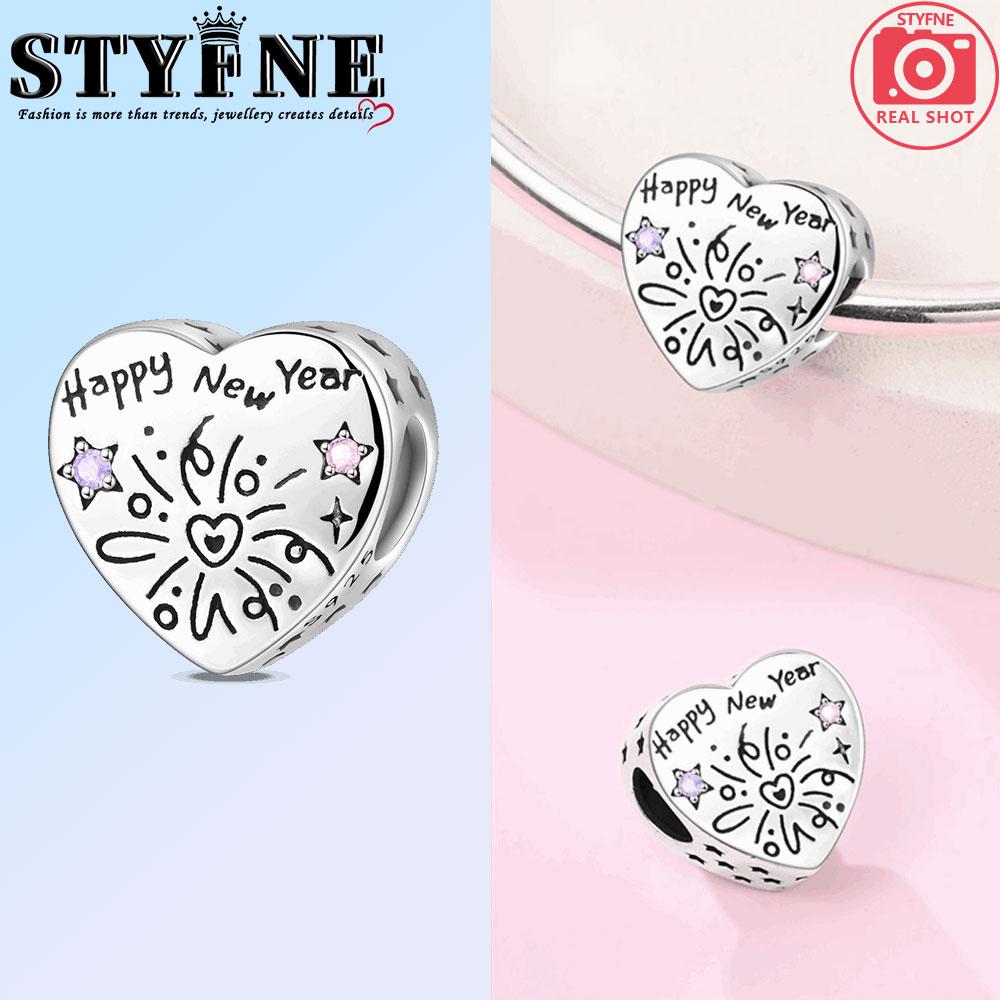 Original Copper Charm Bead Mother'S Day Love Heart Family Charm Bead Pendant Fits Bracelet Womens Jewelry Gifts