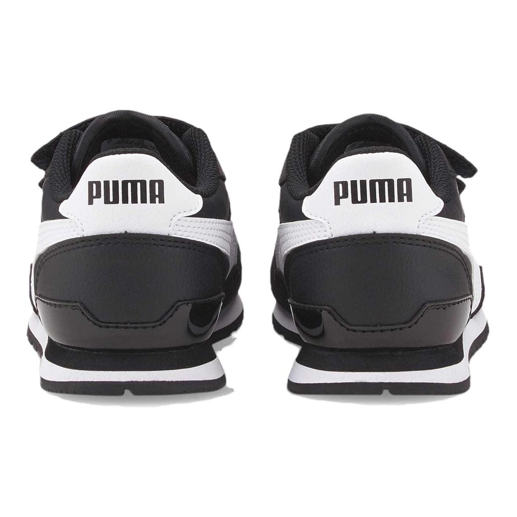 Puma ST Runner v3 Nylon Kleinkind Schwarz Weiß Kinder Sneaker 384902-01