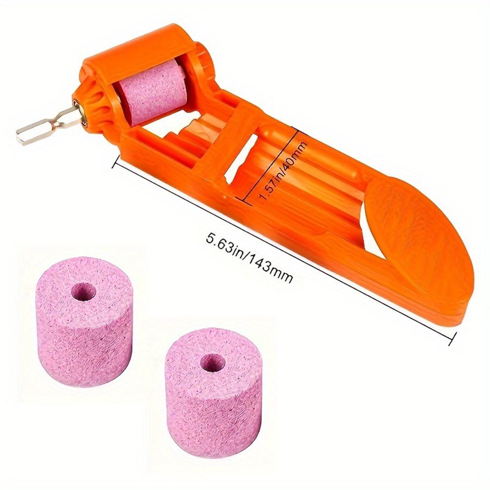 1 Set Portable Drill Bit Sharpener With Grinding Wheel For Quick And Easy Sharpening Of Nail Drill Bits, Sharp And Ready