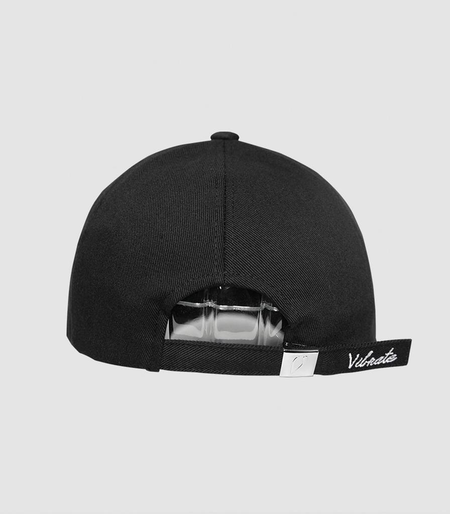 VIBRATE Black Line - Zipper Ball Cap (Black)