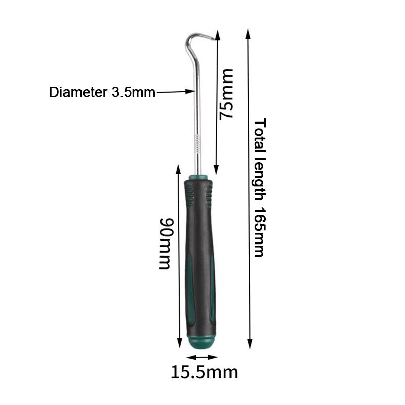 4Pcs Car Vehicle Oil Seal Screwdrivers Pick Hook Set Car Auto Oil Seal O-Ring Seal Gasket Pick Puller Remover Auto Repair Tools