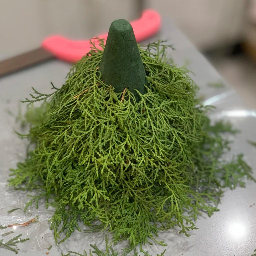 Blocco di Spugna Floreale Verde Umida per Fiori Freschi Artificiali, Spugna per Composizioni, Decorazioni per Casa, Feste di Compleanno, Festività