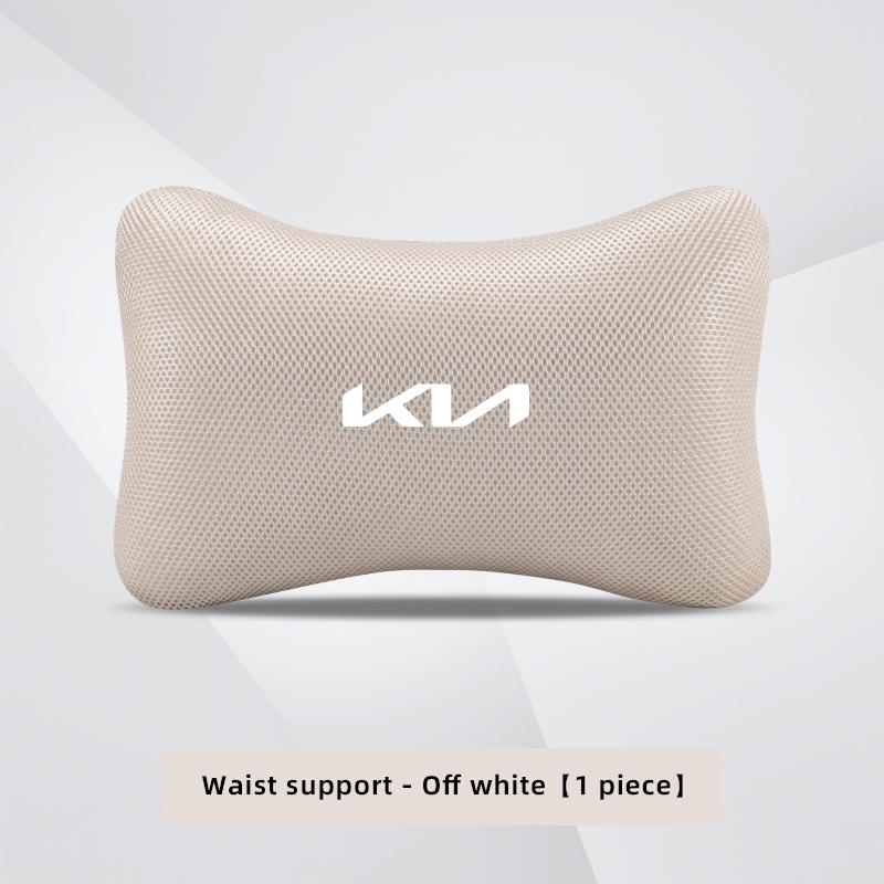 Soie glacée Oreiller de soutien lombaire pour appui-tête de voiture Coussin souple pour KIA K5 K9 RIO Sorento Ceed EV6 Sportage Carnival Stinger Forte Niro
