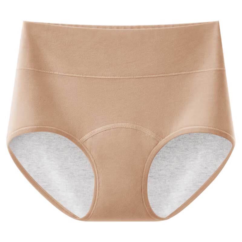 Mei Ya Ting Women's High-Waisted Anti-Leak Menstrual Underwear 3-Pack