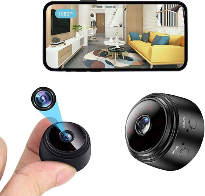 Mini caméra espion sans fil 1080p