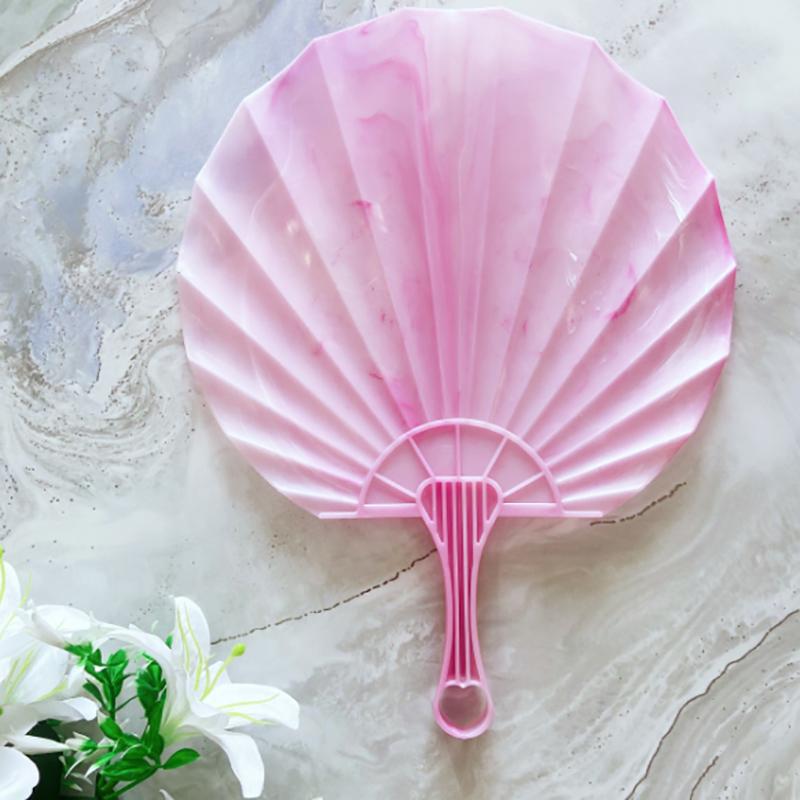 

Летний пластиковый портативный вентилятор Китайский ручной вентилятор Прохладный бриз Выступление Танец Вечеринка Реквизит для фотографии Вентилятор розовый
