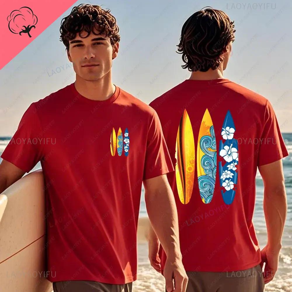 Hawaiian Traditions North Shore Hawaii Surfing Men Women White High Qulaty Cotton Tshirt Comfortable Beachstyle Surf Tee Tops