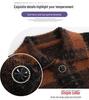 Grandma's Knitted Lapel Cardigan for Spring and Fall - Stylish Sweater for Middle-Aged and Elderly Women