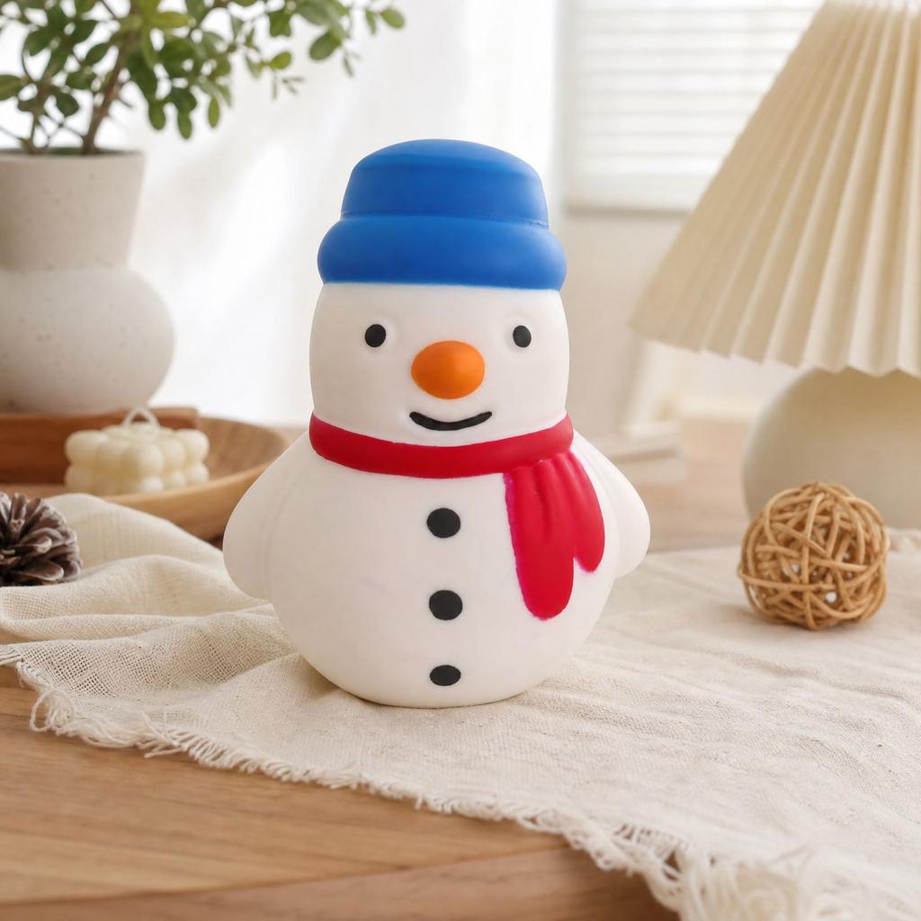 Snowman Stress Toy - Cute Soft for Kids and Adults