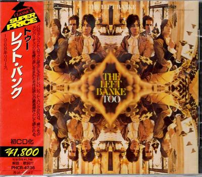 CD LEFT BANKE  The Left Banke Too PHCR4236 Mercury 1994 Japan ObiRock Used