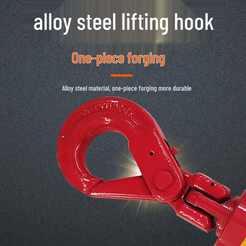 Chenghua Juli 360° Swivel Cargo Lifting Hook with Latch - Heavy Duty Universal Rigging Hook