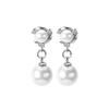 Non Pierced Simulated Pearl Clip On Earrings For Women Elegant Ear Jewelry Accessories