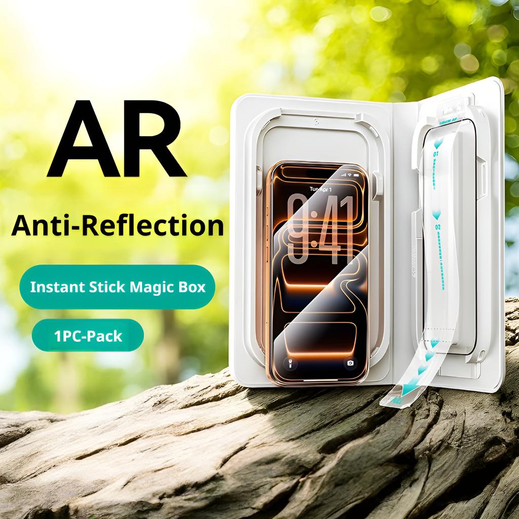 SAMZHE AR Tempered Glass Film For IPhone 18 Pro Max 18 Pro Screen Protector For iPhone 17 16 Anti-reflection Film 9D HD Film 1