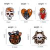 Halloween Enamel Pins Punk Ghost Skull Spider Brooch Backpack Brooch Badge Party Clothing Accessories Gift