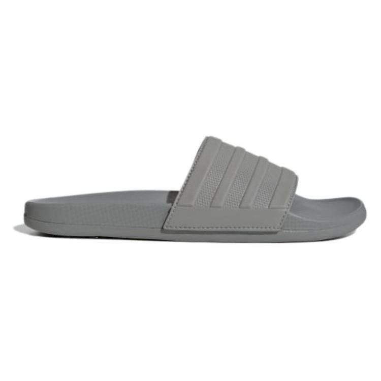 New Adidas Adilette Comfort Slides Charcoal Solid Grey ID3404
