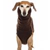 New Solid-Color Pet Dog Patchwork Warm High-Neck Dog Coat