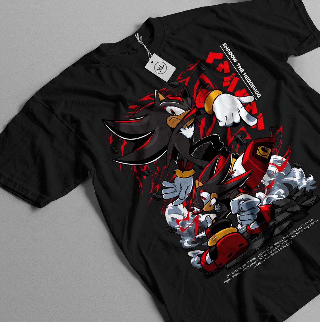 Heroes Tee Sonic T-Shirt Heroes Vintage Tee Shadow The Hedgehog T-Shirt All Size