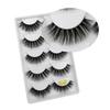 3/5 Pairs 3D Faux Mink Hair Soft Eyelashes Natural Thick Long False Eyelashes Dramatic Fake Lashes Handmade Eyelashes Faux Cils