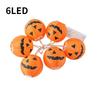 Luci a stringa di zucche di Halloween 3D Lanterne di Halloween per feste Casa Decorazione fai da te Luce bianca calda Luce a batteria