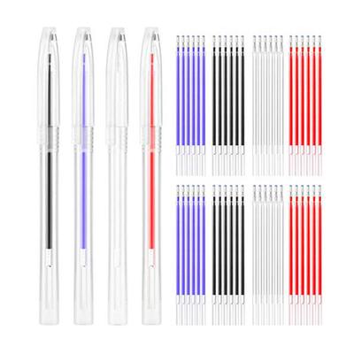 High Temp Disappearing Pen Set for Leather Garment Sewing & Marking with Iron-On Chalk Refill