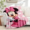 1pc Flannel Minnie Mouse Pink Polka Dot Bedding Throw