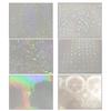 5 Sheets Clear Holographical Overlay Lamination Vinyls Self-Adhesive Laminate Waterproof Vinyls Sticker Paper