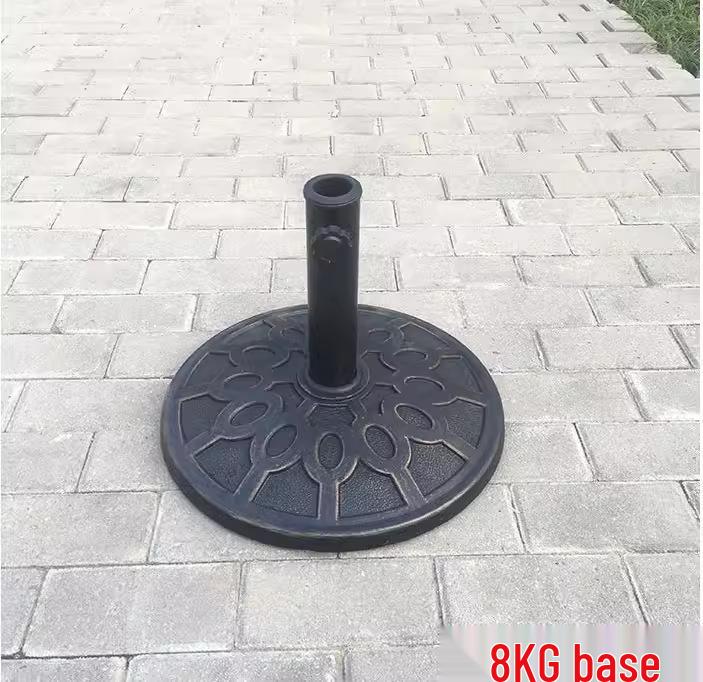 Outdoor Sunshade Parasol Water-Filled Base for Center Pole Umbrella