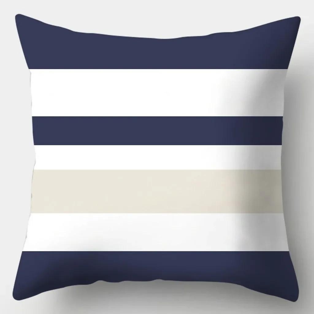 

Синий Зеленый Принт Лося Декоративная Наволочка Украшения Для Машины Офис Гостиная Диван Домашняя Наволочка 40x40cm