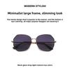 Sunglasses Female Korean Version Tide Shading Polarized Ins Sunglasses Fashion Polygonal Large Frame High Definition UV Protection Glasses