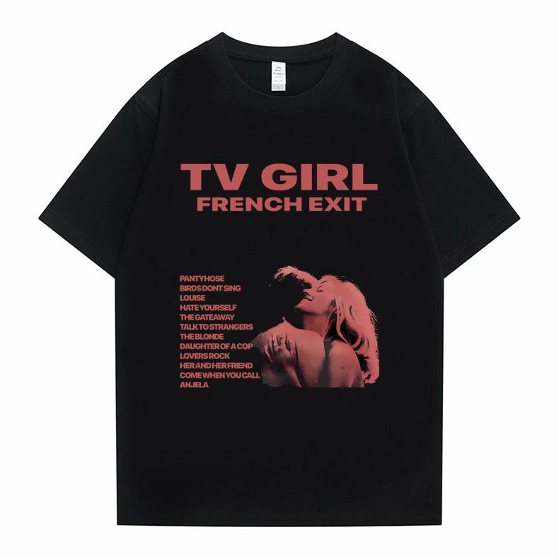 Cults TV Girl One Night Only Graphic Print T-shirt Unisex Vintage Tees Unisex Γυναικείο Casual Oversized T-shirt Unisex Βαμβακερό T-shirt