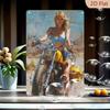 Vintage Motorcycle Metal Tin Sign Retro Biker Garage Wall Decor Industrial Style Art