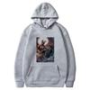 Harajuku Anime Berserk Hoodie Guts Print Sweatshirt Men Women Clothing Long Sleeve Fleece Loose Hooded Male Casual Streetwear