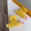 Elegant Pencil Hair Claw for Women Girl Creative Shape Claw Clip Hair Grip Ponytail Holder Back To School Hair Decors