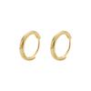 S925 Silver French Hoop Earrings Women Punk Geometric Cartilage Piercing Jewelry Small Hip Hop Earrings