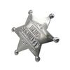 Hexagonal Star Badge Rings Security Badge Pin Decorations Rings Bearer Badge Gift Wedding Accessories for Boys