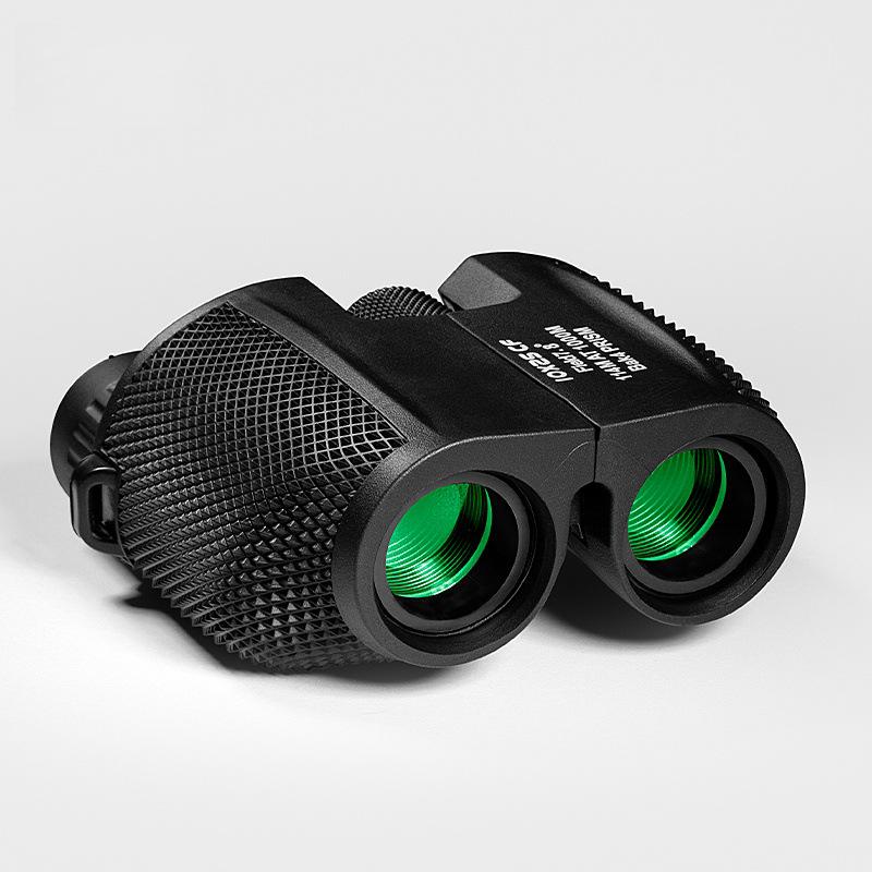 Anti-Paul 10x25 Binoculars with Low-Light Night Vision, High Magnification, Portable for Mountaineering & Camping, HD Quality, Customizable Logo.