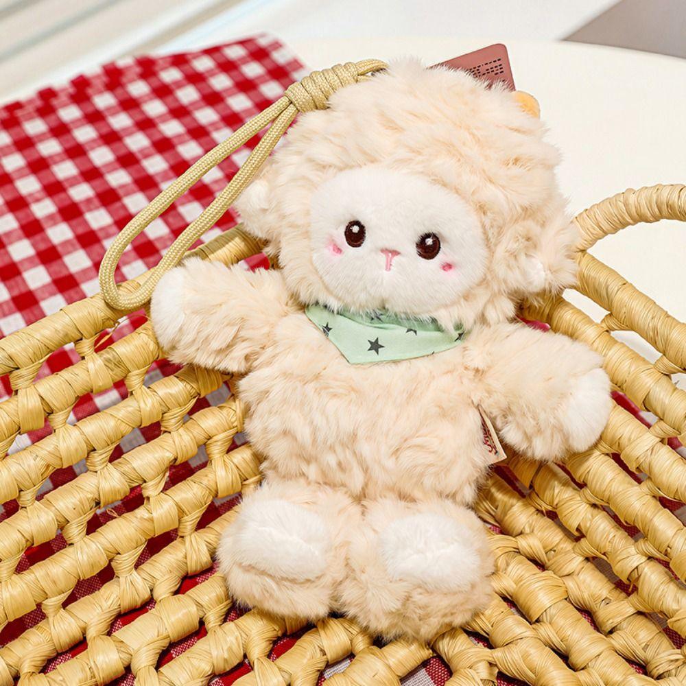 Soft Plush Sheep Toy Creative Lamb Stuffed Doll Plush Sheep Doll Hanging Decoration