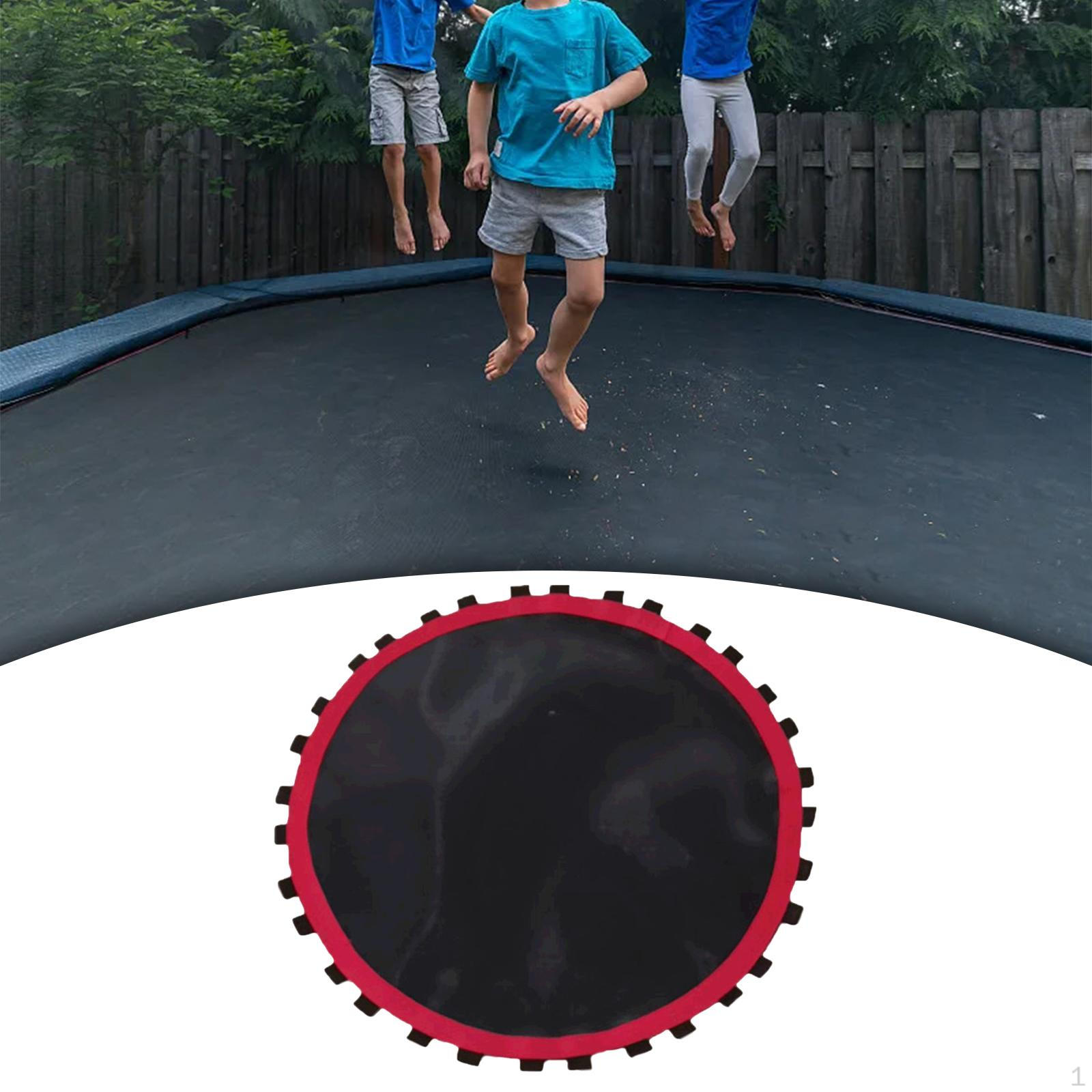 

Батутный коврик Тканевый аксессуар для прыжков Легкая многоразовая круглая подушка 70cm with 30 Buckles