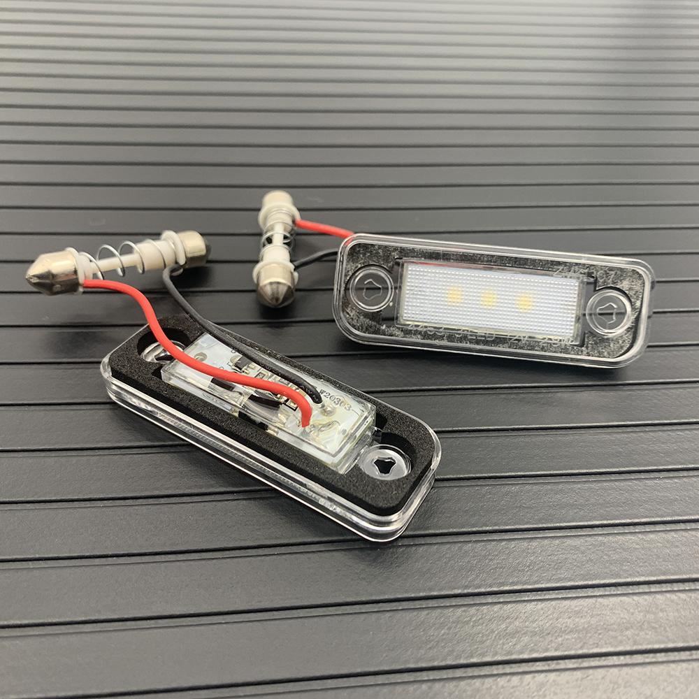 Car License Plate Light Signal Marker Lamp 12V Auto Accessories For Mercedes Benz C-Class T-Model E-Class 2002-2008 CLS SLK