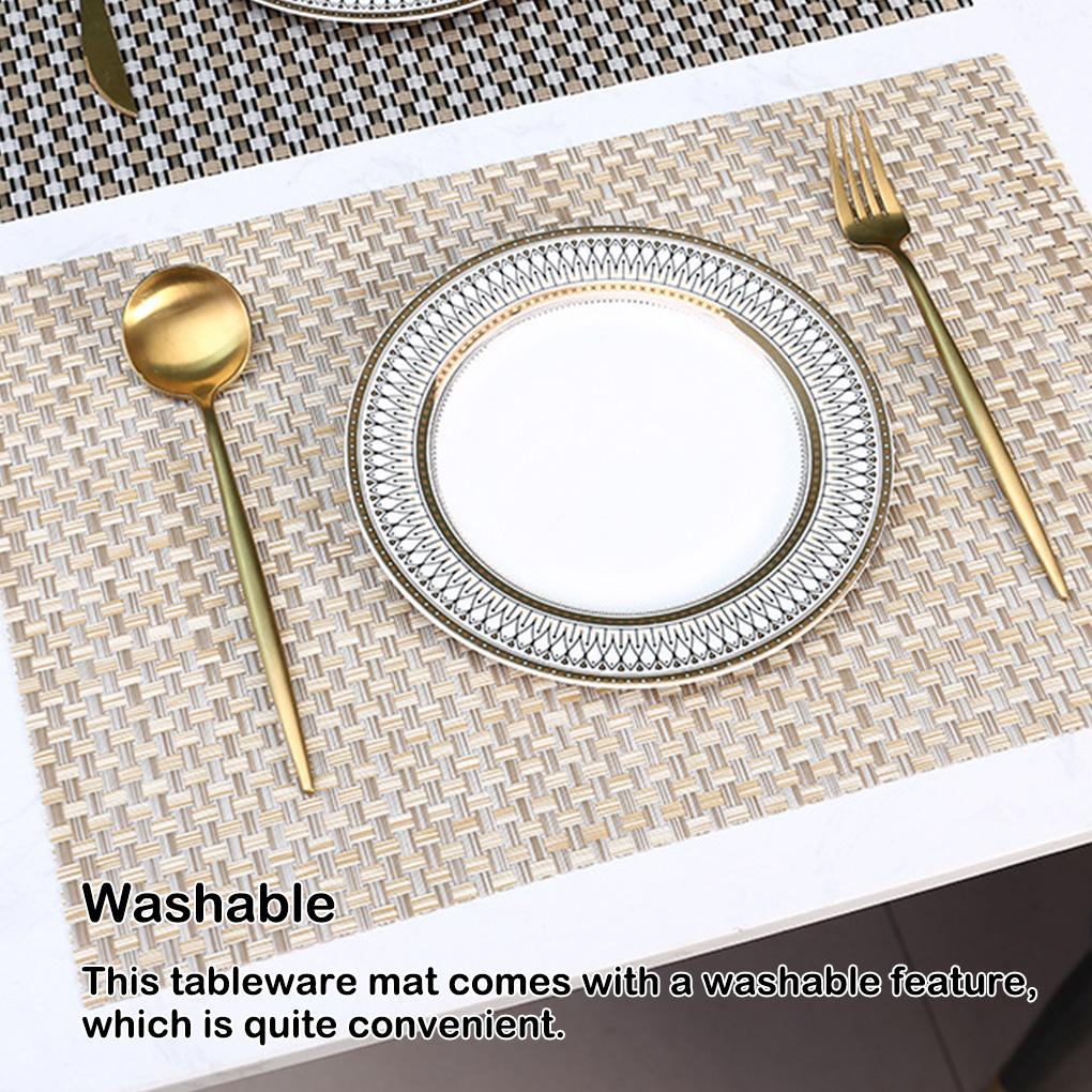 Table Mat Home Supplies Place Coaster Solid Color Ple Style Multipurpose Cup Holder Waterproof Household Accessories