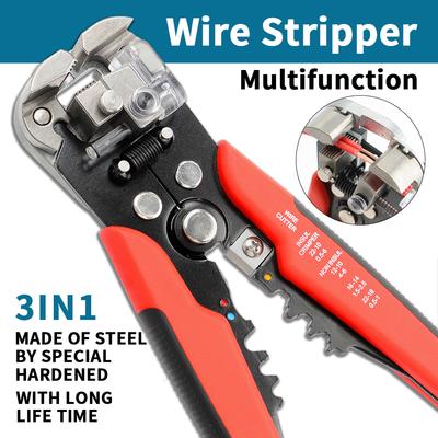 Professionelle Elektriker Draht Werkzeug Kabel Draht Stripper Cutter Crimper Automatische Crimpen Abisolieren Zange